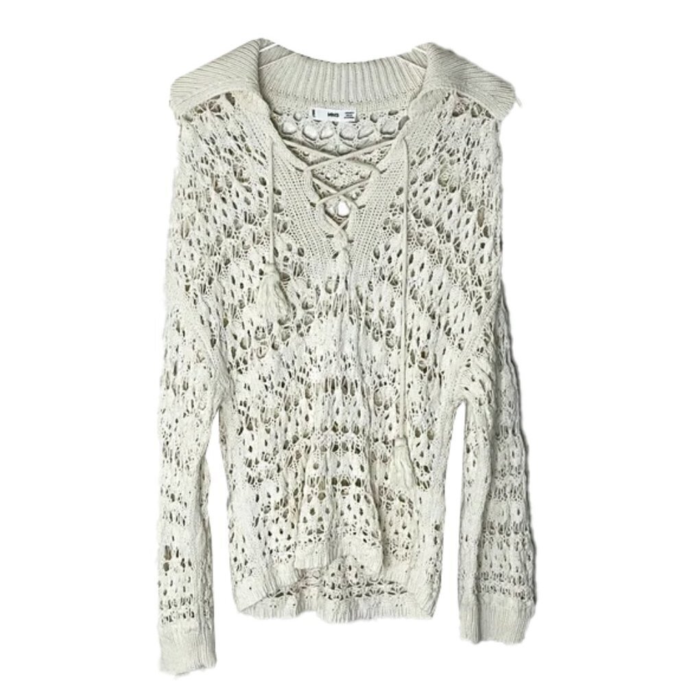 ❤️ MNG Netted Sweater Too Size S